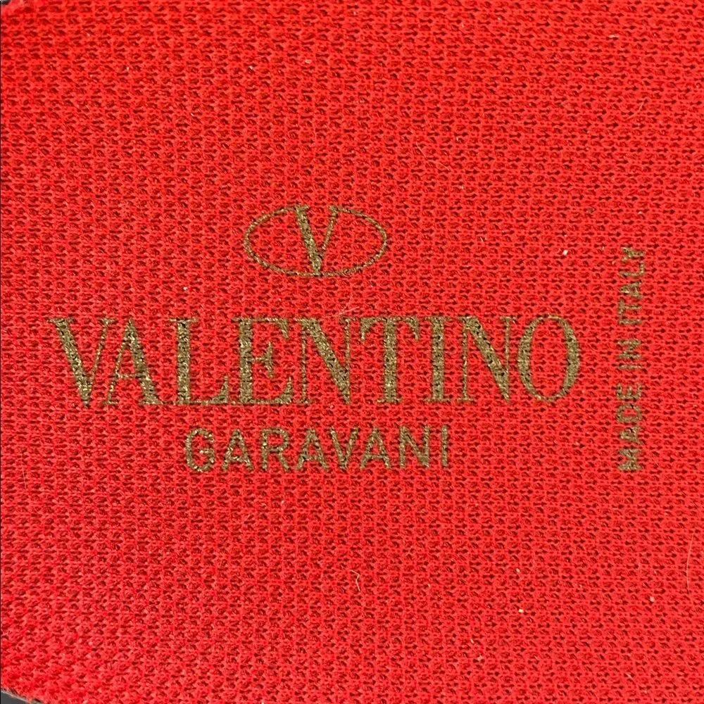 VALENTINO GARAVANI Rockstud Leather Sock Sneakers Sz 37 US 6.5 Luxury Designer